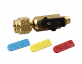 Комплект адаптеров с вентилем CPS BV3 (M1/4"SAE х F1/4"SAE - 3 шт.)