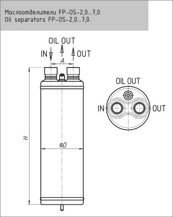 Маслоотделитель FP-OS-3,5-118 Frigopoint Маслоотделитель FP-OS-3,5-118 Frigopoint