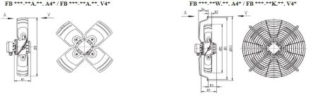 Вентилятор осевой ZIEHL-ABEGG FB040-8EK.2C.V4S Ziehl-Abegg Вентилятор осевой ZIEHL-ABEGG FB040-8EK.2C.V4S Ziehl-Abegg