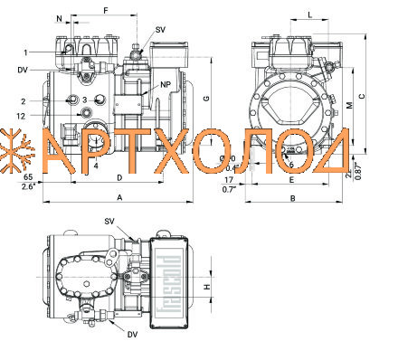 Компрессор Frascold D4-18.1Y